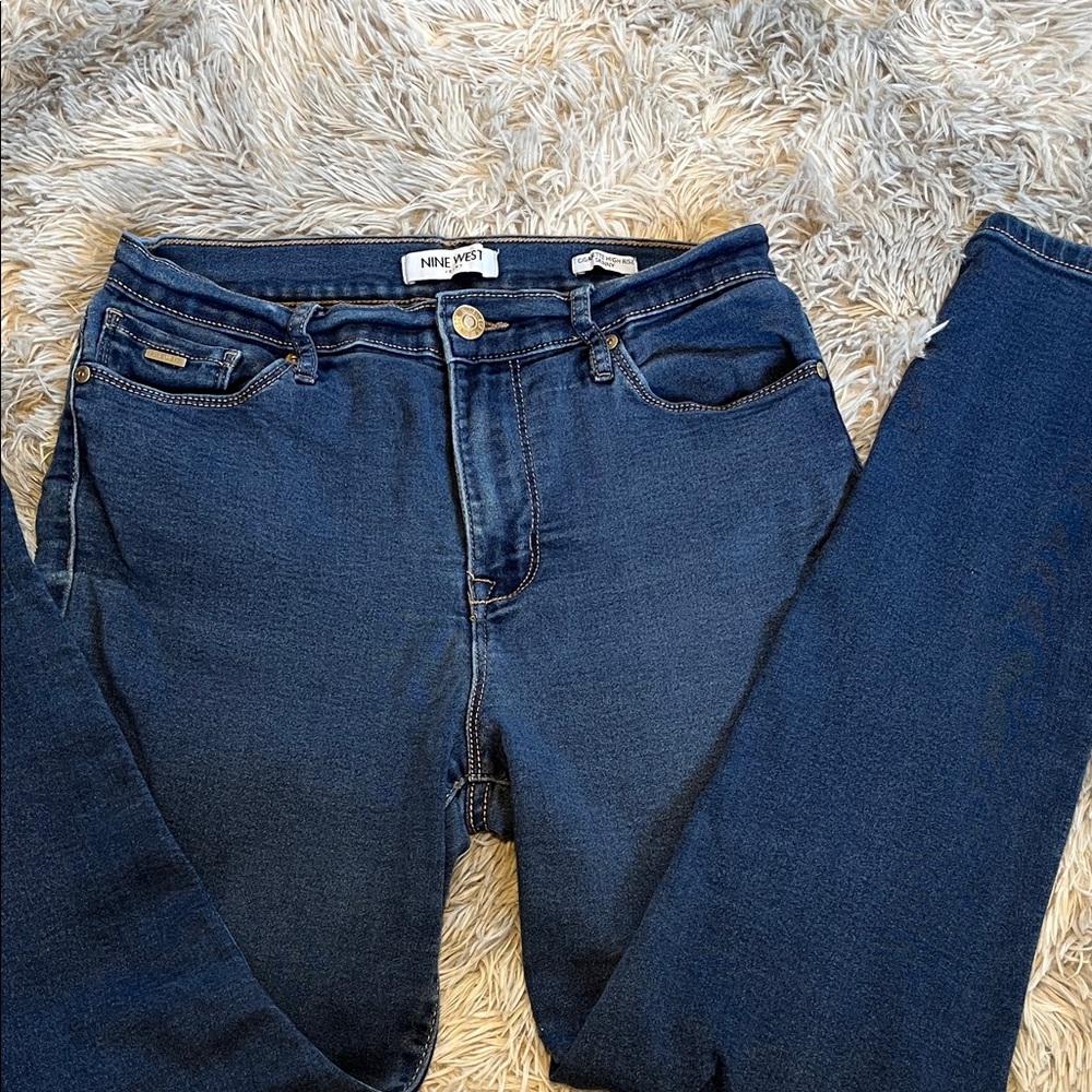 Nine West Women's Dark Blue Skinny Jeans